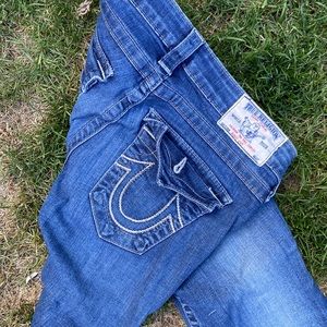 VINTAGE TRUE RELIGION BOOT CUT JEANS<333